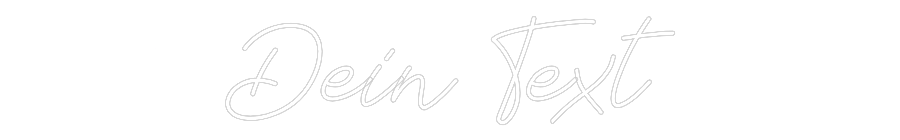 Individuelles Neon: Dein Text