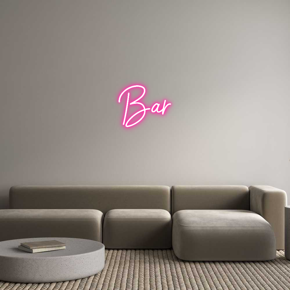 Individuelles Neon: Bar