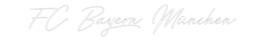 Individuelles Neon: FC Bayern Mün...