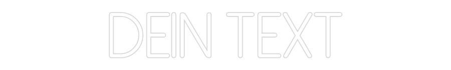 Individuelles Neon: Dein Text
