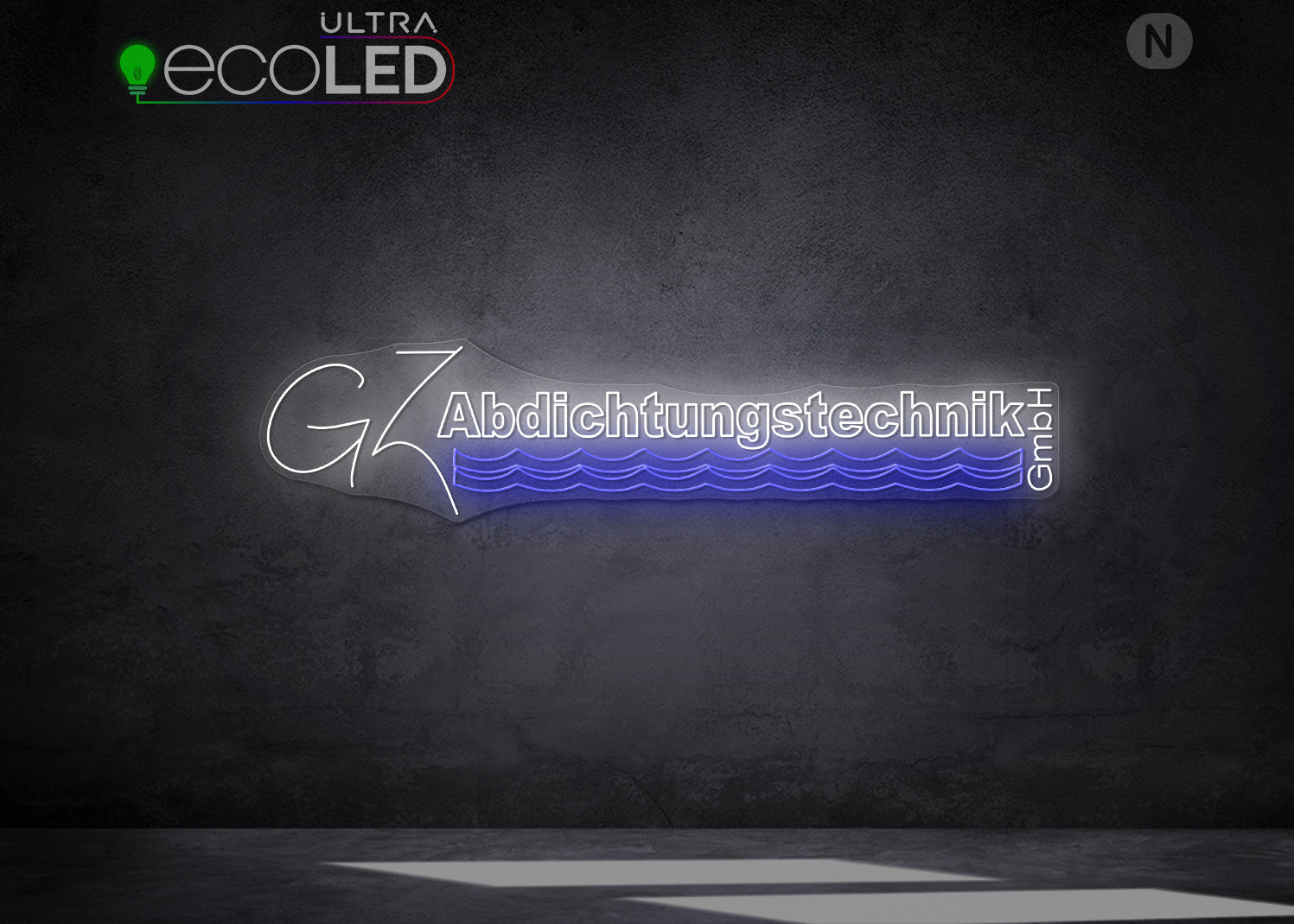 Individuelles Neonschild