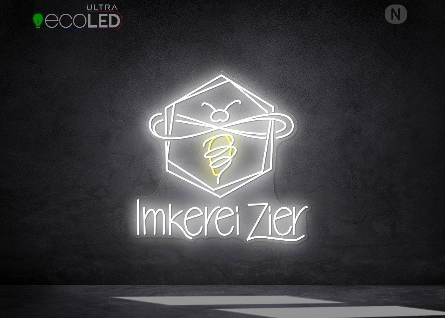 Individuelles Neonschild
