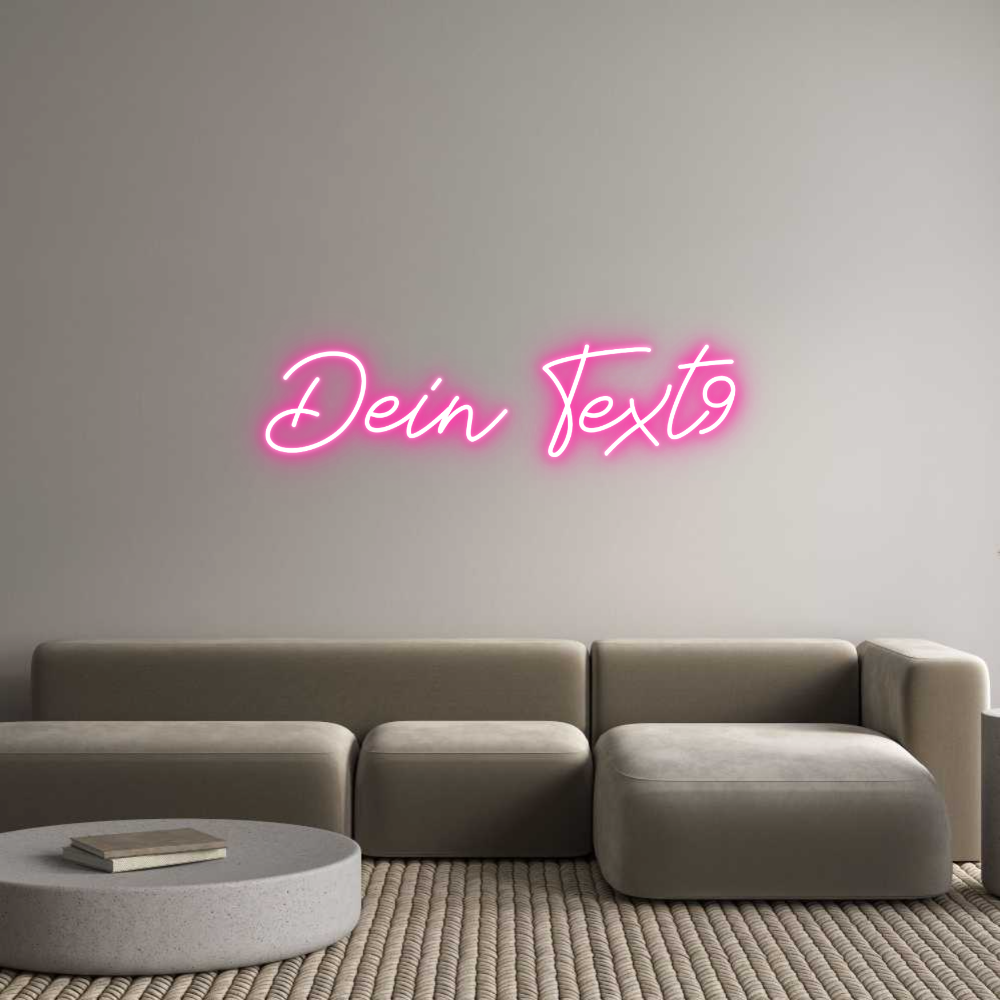 Individuelles Neon: Dein Text9