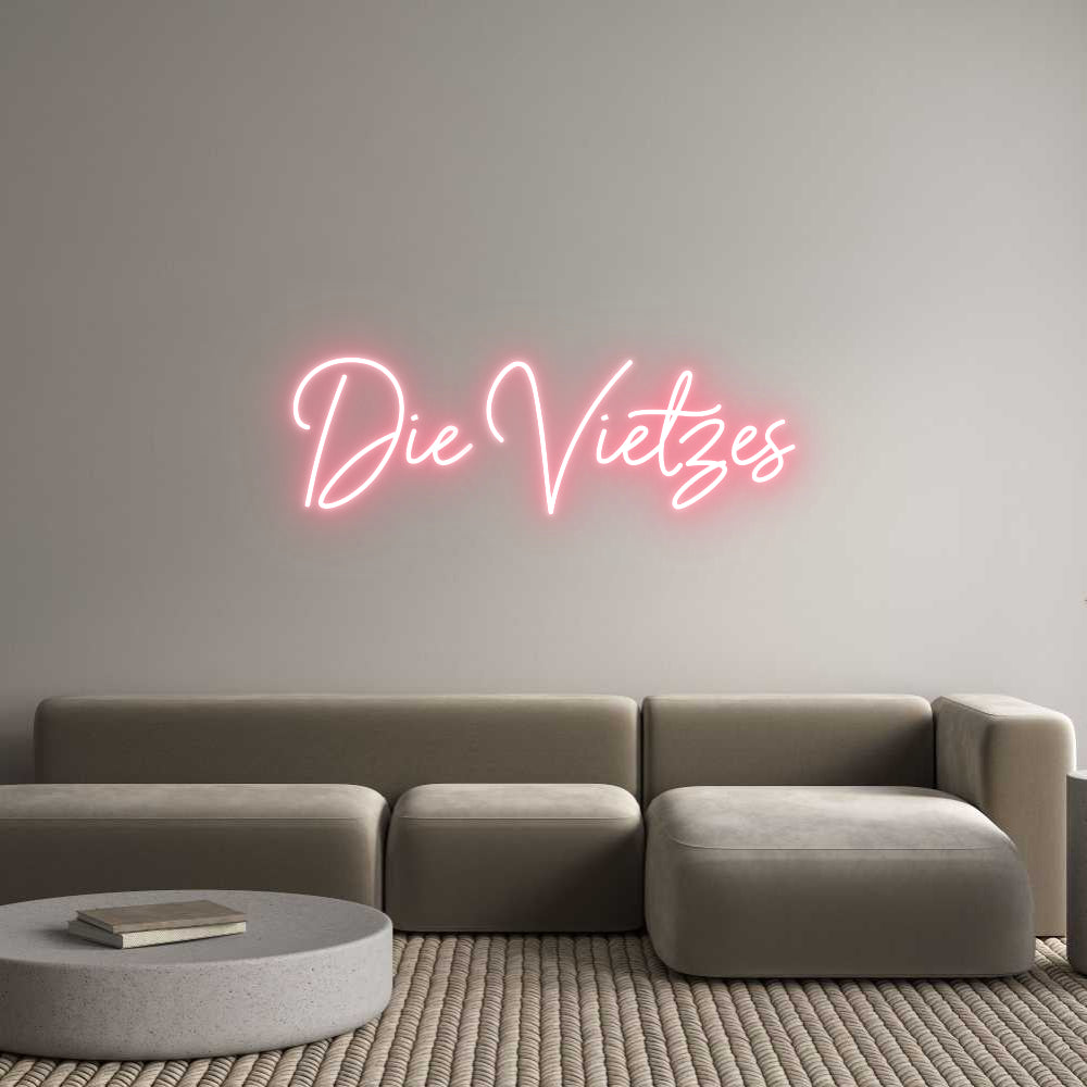 Individuelles Neon: Die Vietzes
