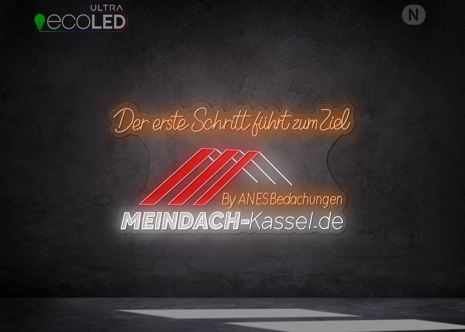 Individuelles Neonschild