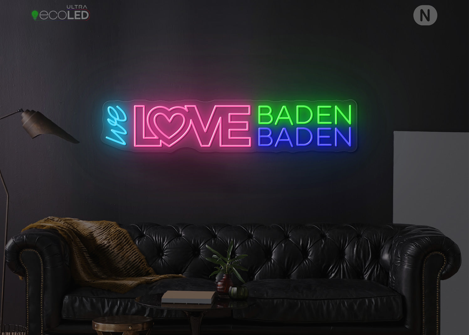 Individuelles Neonschild
