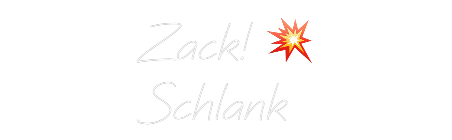 Individuelles Neon: Zack! 💥
Sch...