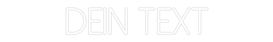 Individuelles Neon: Dein Text