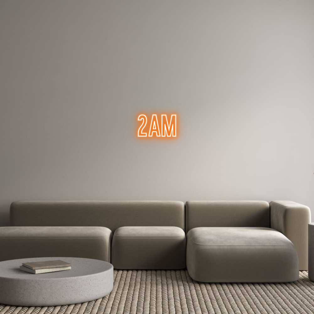 Individuelles Neon: 2AM