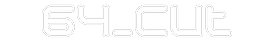 Individuelles Neon: 64_Cut