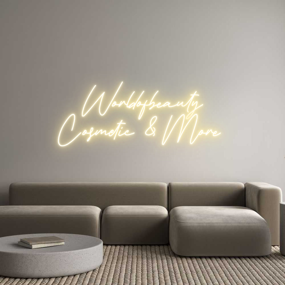 Individuelles Neon: Worldofbeauty...