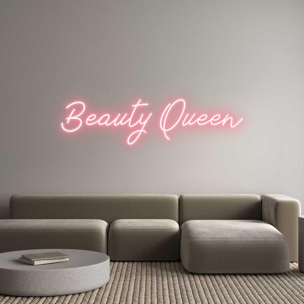 Individuelles Neon: Beauty Queen
