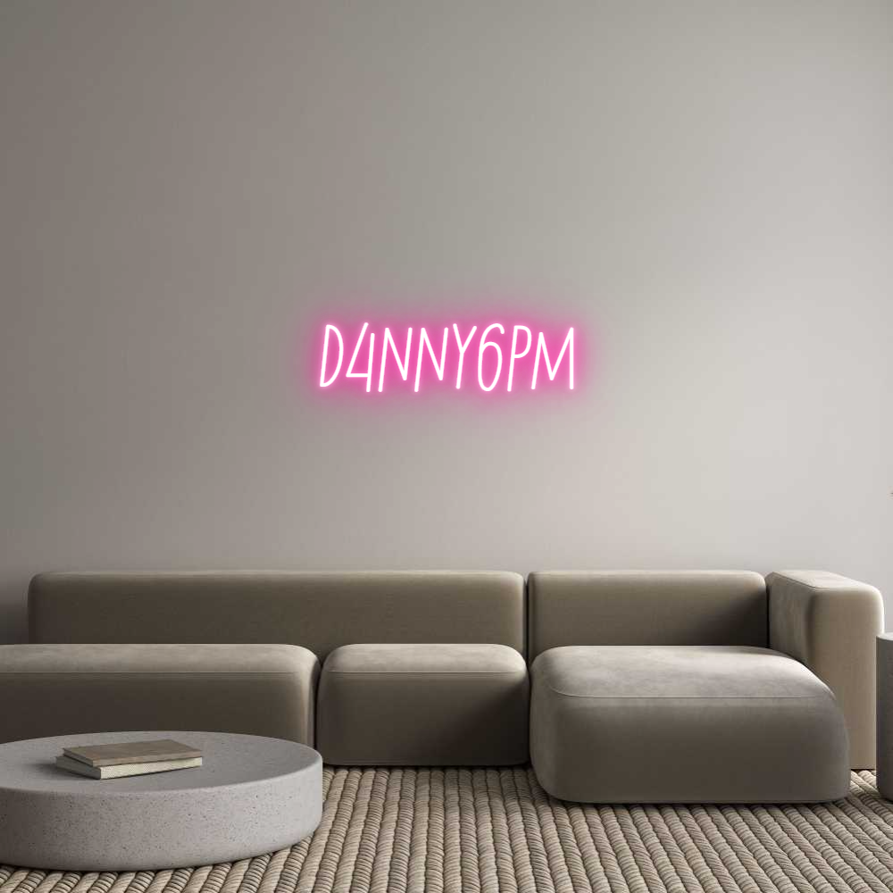 Individuelles Neon: D4NNY6PM