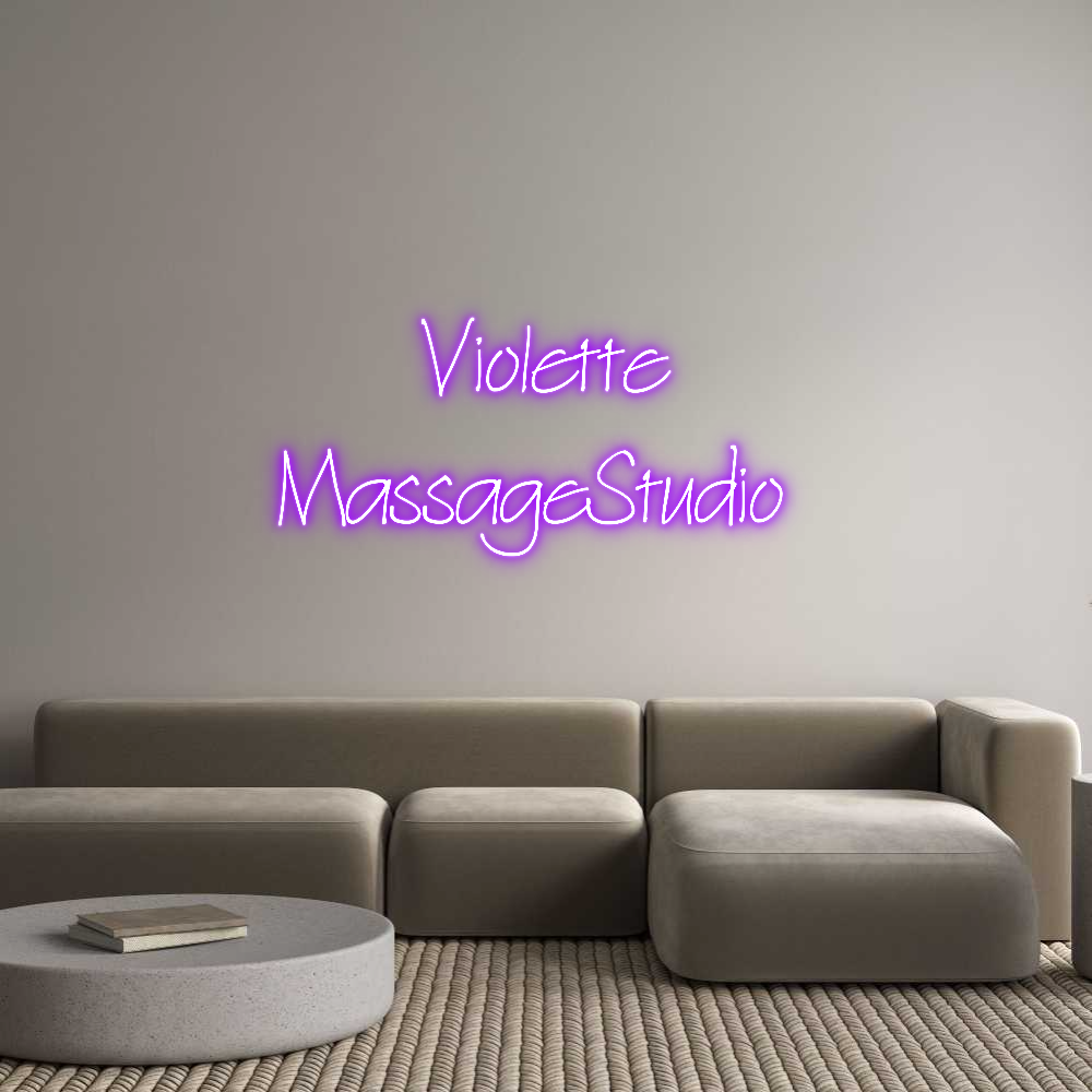 Individuelles Neon: Violette
Mas...