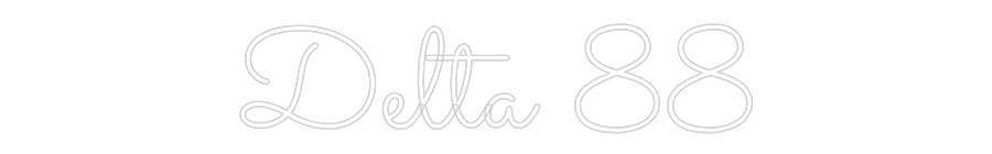 Individuelles Neon: Delta 88