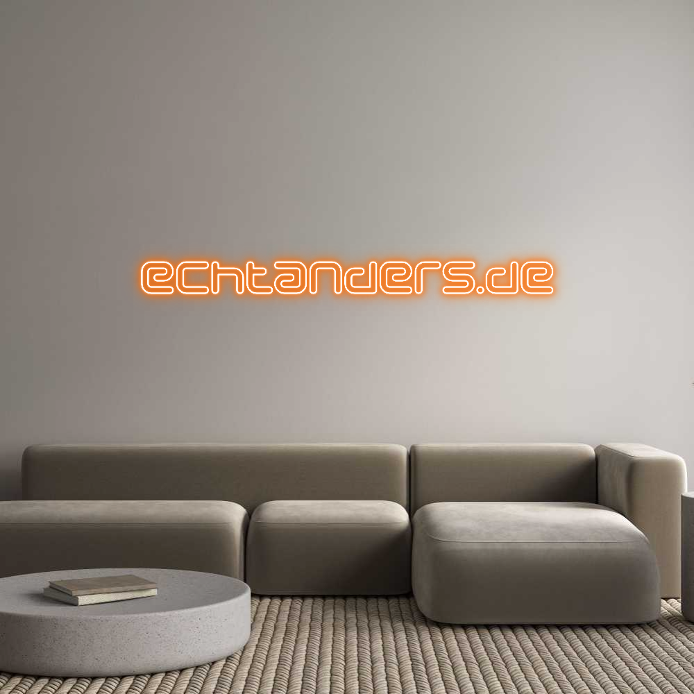Individuelles Neon: echtanders.de