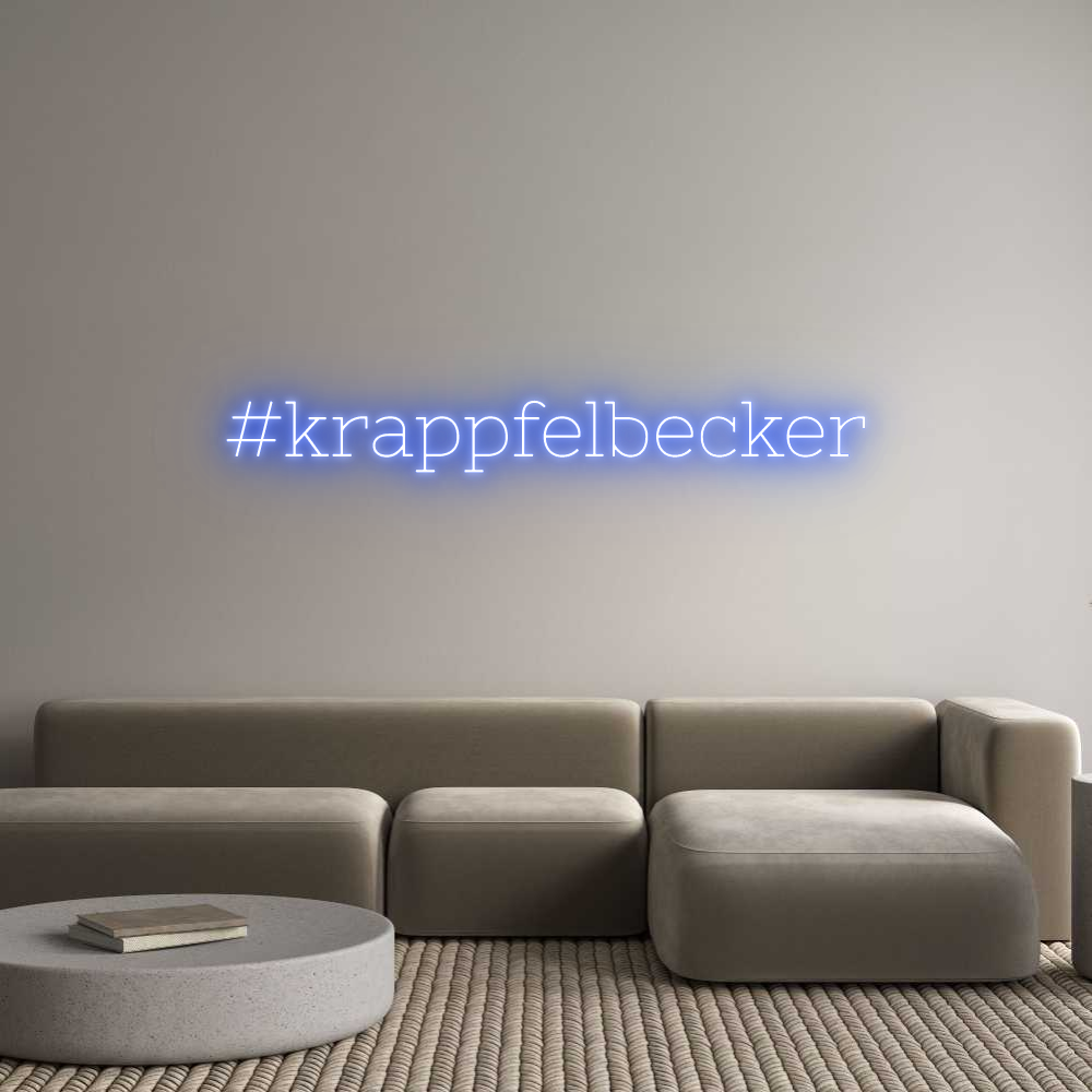 Individuelles Neon: #krappfelbecker