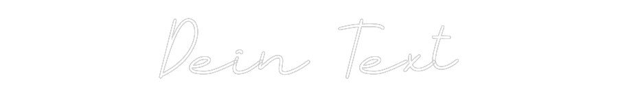 Individuelles Neon: Dein Text