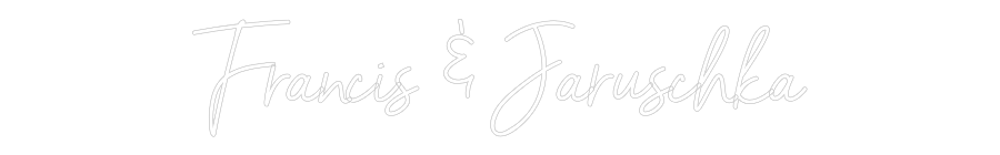 Individuelles Neon: Francis & Jar...