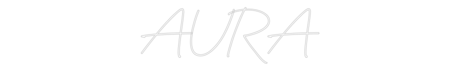 Individuelles Neon: AURA