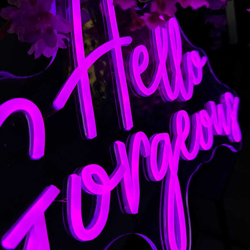 Neon Schild Hello Gorgeous