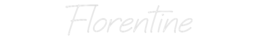 Individuelles Neon: Florentine