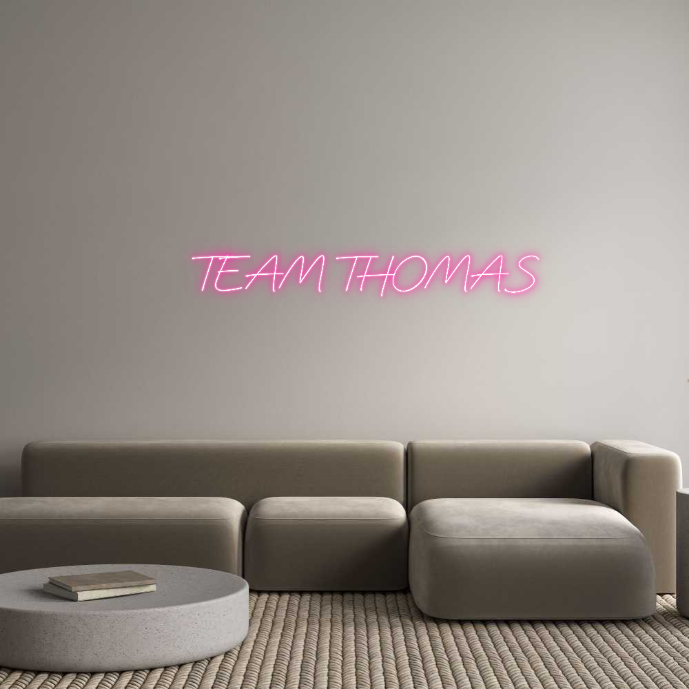 Individuelles Neon: TEAM THO...