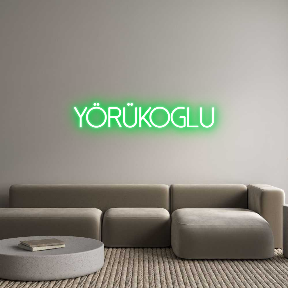 Individuelles Neon: YÖRÜKOGLU