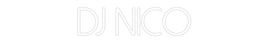 Individuelles Neon: DJ Nico