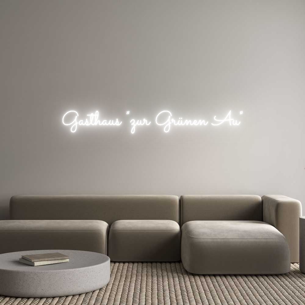 Individuelles Neon: Gasthaus "zur...