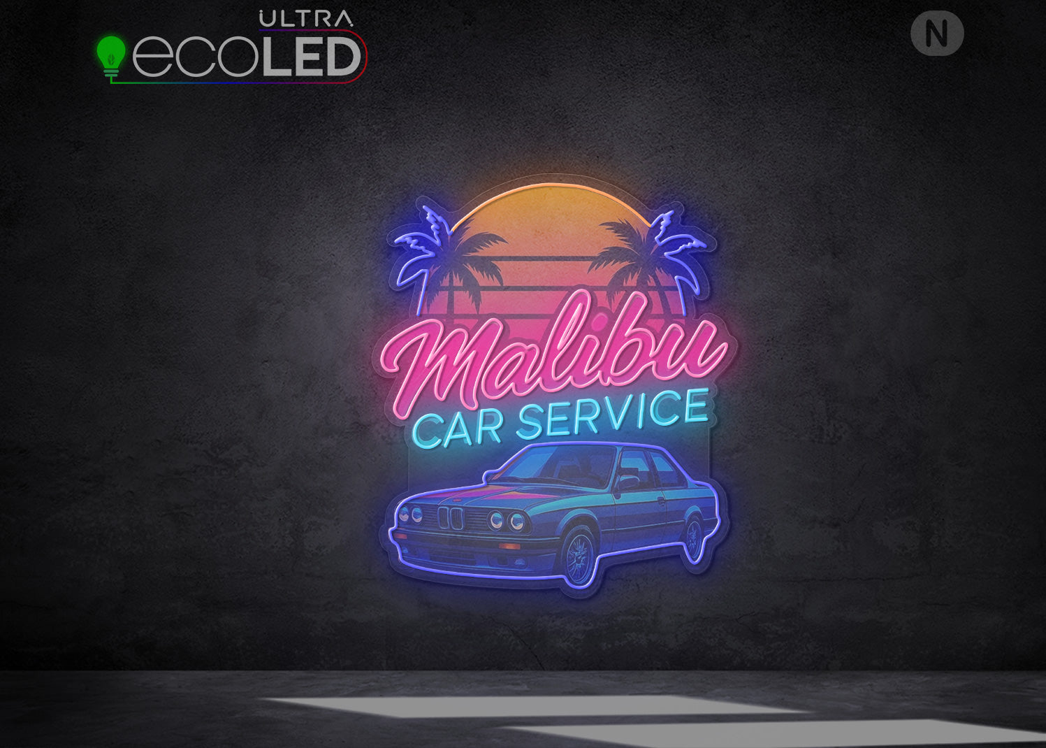 Individuelles Neonschild
