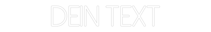 Individuelles Neon: Dein Text