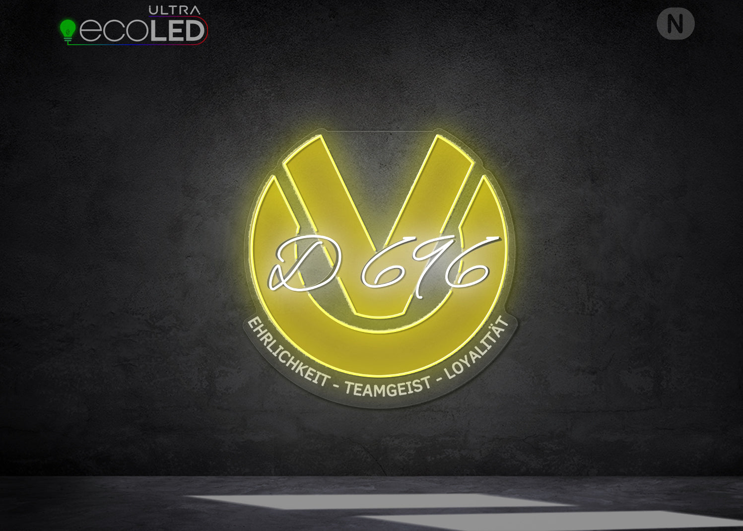 Individuelles Neonschild