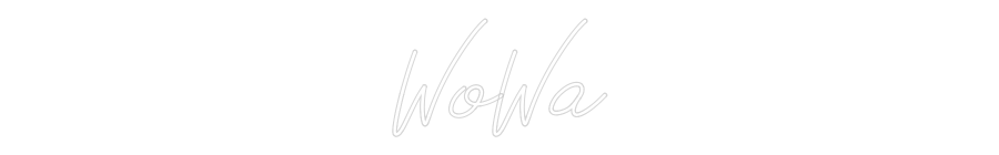 Individuelles Neon: WoWa