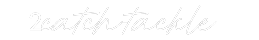 Individuelles Neon: 2catch-tackle