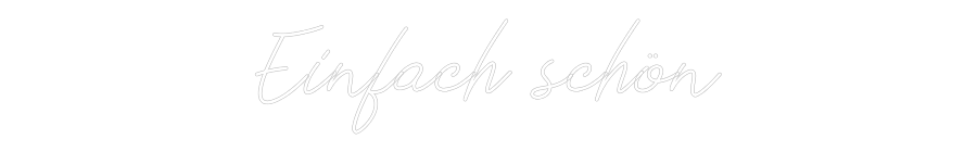 Individuelles Neon: Einfach schön