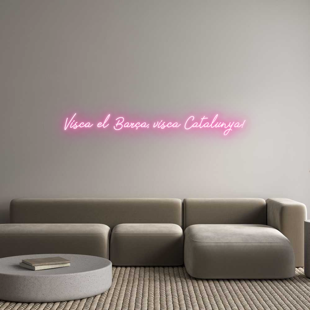 Individuelles Neon: Visca el Barç...