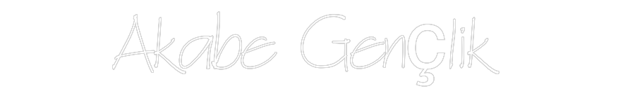 Individuelles Neon: Akabe Gençlik