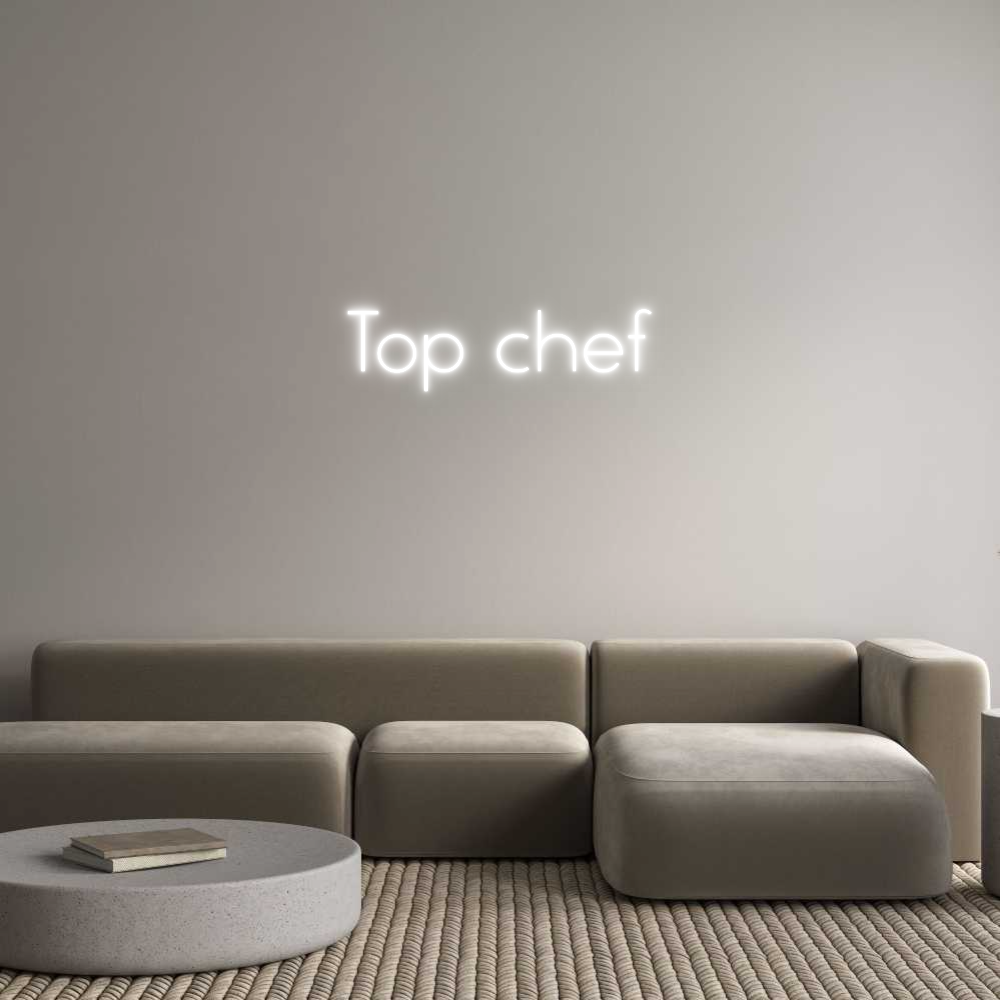 Individuelles Neon: Top chef