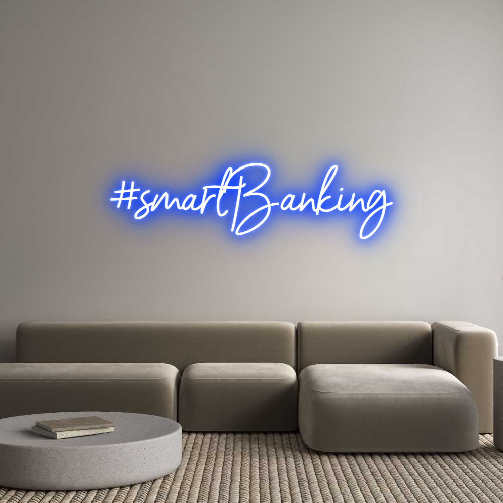 Individuelles Neon: #smartBanking
