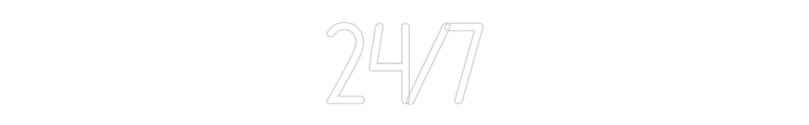 Individuelles Neon: 24/7