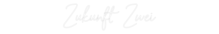 Individuelles Neon: Zukunft Zwei