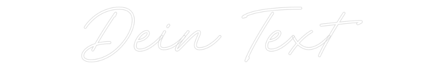 Individuelles Neon: Dein Text