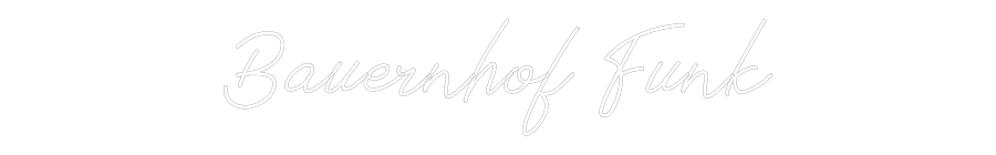 Individuelles Neon: Bauernhof Funk
