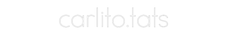 Individuelles Neon: carlito.tats