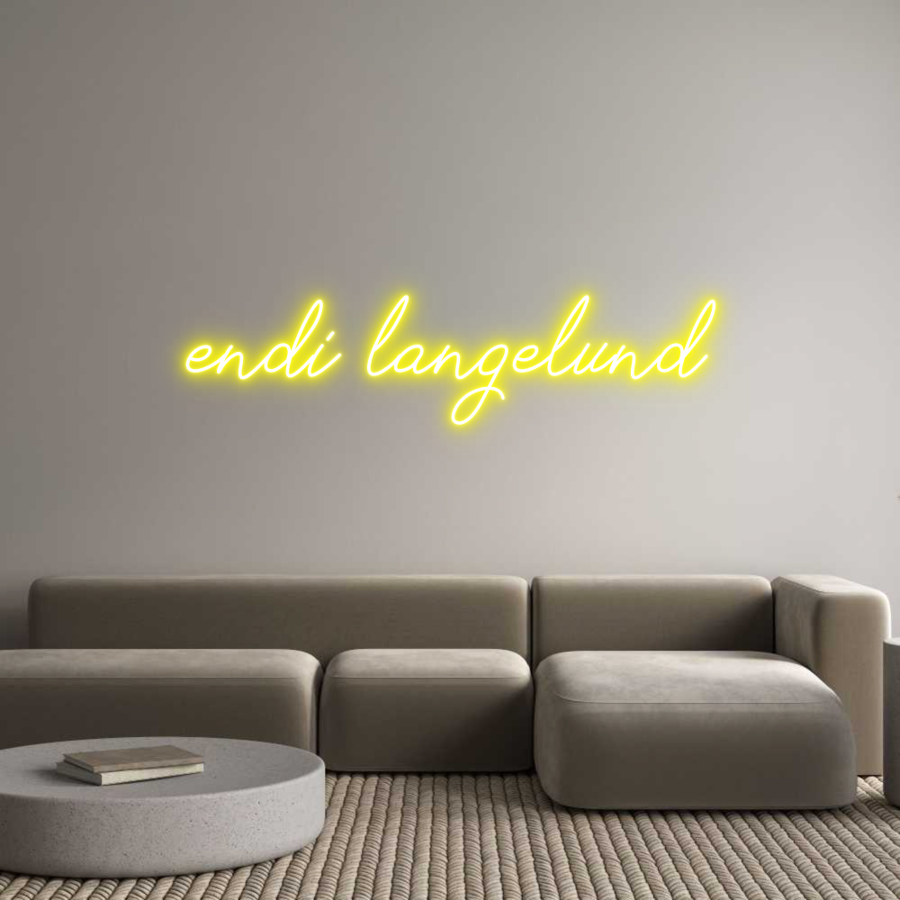 Individuelles Neon: endi langelund