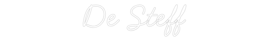 Individuelles Neon: De Steff