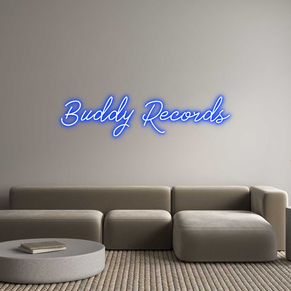 Individuelles Neon: Buddy Records