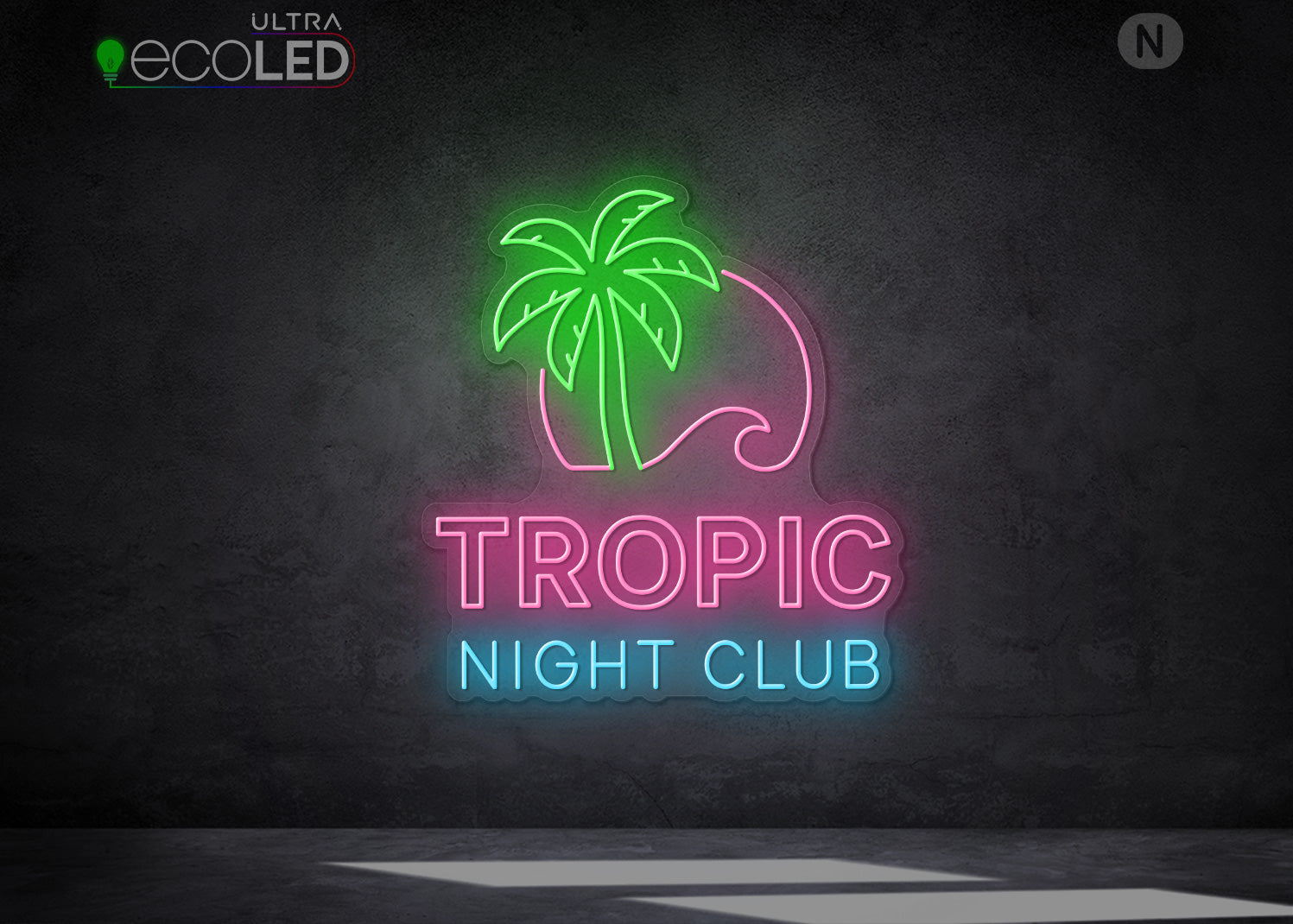 Individuelles Neonschild