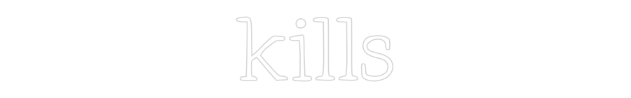 Individuelles Neon: kills